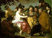 The Topers (The Rule of Bacchus) e VELAZQUEZ, Diego Rodriguez de Silva y